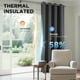 thumbnail image 5 of Cortinas opacas Joydeco con aislamiento térmico de 214 cm, 2 paneles, 5 of 9