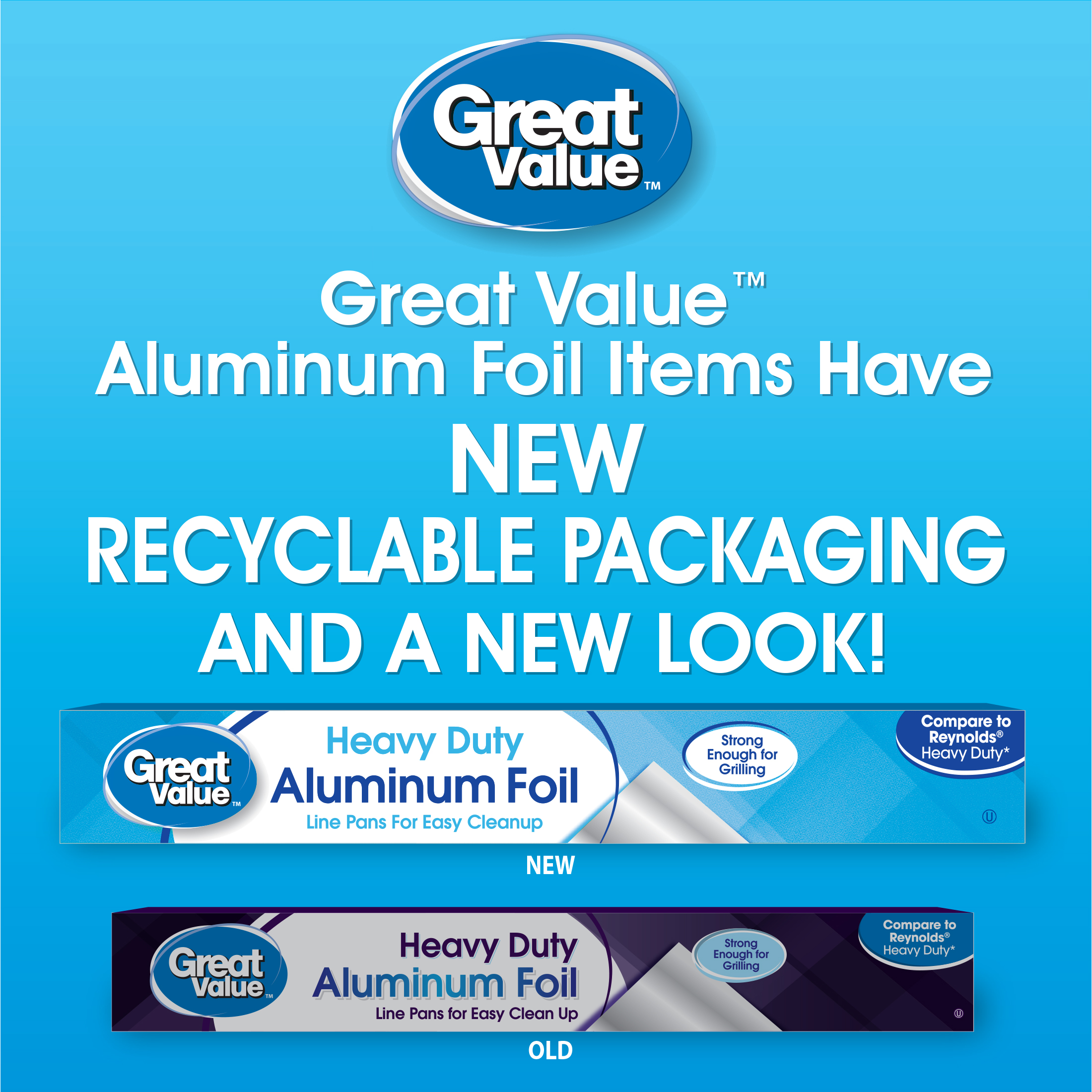 Great Value Heavy Duty Aluminum Foil, 50 sq ft - image 2 of 7
