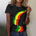 thumbnail image 2 of Tnhcen Women's Month Print Crewneck Loose Fit T-Shirt | Plus Size (S-5XL) Casual Summer Tops, 2 of 5