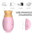thumbnail image 4 of Vibrador De Masaje De Silicona Con Vibrador De Succión De Diseño De Corona Para Mujer Advancent XX000578-02, 4 of 6
