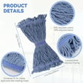 thumbnail image 2 of Commercial Heavy Duty Mop Heads Replacement for Rubbermaid: 6 Packs Industrial Wet Mop Head for Floor Cleaning - Cotton Commercial Products Wet Mop Refills, 2 of 6