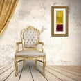 thumbnail image 3 of Ashley, Erin 13x32 Gold Ornate Wood Framed with Double Matting Museum Art Print Titled - Velvet Jade I, 3 of 4