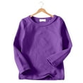 thumbnail image 6 of Ketyyh-chn99 Toddler Boys Shirts & Tops Toddler Boys Waffle Shirt with Long Sleeves Size for 9-10 Years,Dark Purple, 6 of 7