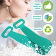 thumbnail image 6 of DEELLEEO Silicone Back Scrubber for Shower,Soft Bath Belt Scrubber,Body Brush For Bathing for Back Cleansing and Exfoliating, Back Massage and All Body to Remove Ash and Mud-Green, 6 of 7