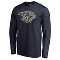 thumbnail image 2 of Men's Navy Nashville Predators Static Logo Long Sleeve T-Shirt, 2 of 3