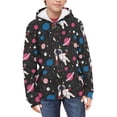 thumbnail image 6 of Xoenoiee Astronaut Space Planets Girls Boys Zip-Up Hoodies Kids Fall Winter Warm Sweatshirt Jacket with Pocket Youth Long Sleeve Shirt Top Teen Clothes Outfits, 11-13 Years, 6 of 7