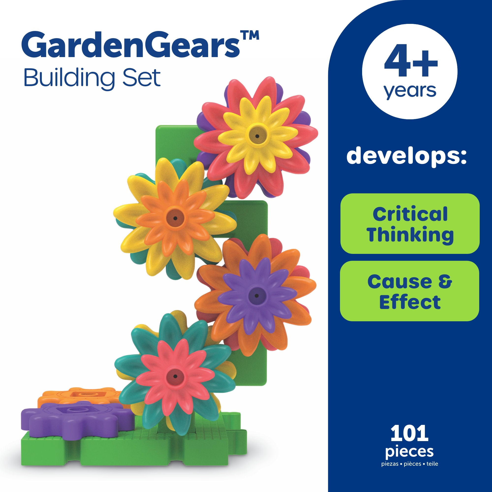Learning Resources GardenGears Building Set -  Engineering Building Sets, Ages 4+