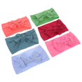 thumbnail image 1 of Kids Headbands Bow Headband for Decor 6Pcs Elastic Cute Hair Accessories, 1 of 4