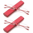 thumbnail image 3 of Newbee Fashion-Portable Compact Reading Glasses in Aluminum Case Metal Rectangle Rimless Reading Glasses Super Lightweight Reader Slim Design Comfort Fit 2 Pack Red 1.50, 3 of 3