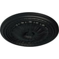 thumbnail image 3 of Ekena Millwork 20 1/2"OD x 1 7/8"P Alexa Ceiling Medallion (Fits Canopies up to 2 7/8"), Hand-Painted Steel Gray, 3 of 6