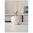 thumbnail image 4 of Statue Ceramic Figurine Gifts Collection Tabletop Fruit Sculpture Ornament for Dining Room Home Bookshelf Decor, White,, 4 of 6