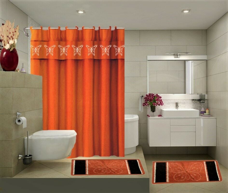Details about   Avengers Bathroom Rugs Set Shower Curtain Bath Mat Contour Toilet Lid Cover 4PCS 
