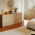 thumbnail image 7 of 8 Drawer Dresser for Bedroom,Modern Dresser with 8 Drawers,Wide Chest of Drawers with Golden Handles,Storage Cabinet with Anti-Tip Straps for Bedroom, Living Room, Closet, 7 of 7