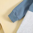 thumbnail image 6 of TOWED22 Toddler Baby Boy Clothes Color Block Long Sleeve Sweatshirt Tops + Pants Fall Winter Outfits 2 Piece Set, 6 of 9