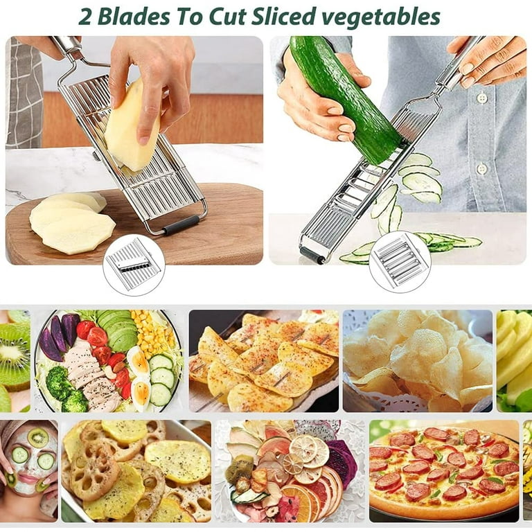Multi-purpose Vegetable Slicer Cuts Stainless Steel Grater Peeler Set  Cheese Grater Cabbage Shredder Kitchen Vegetable