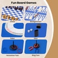 thumbnail image 2 of GVDV 12-in-1 Multi Game Table,48"Combo Game Table with Foosball,Billiards,Hockey,Shuffleboard,Bowling,Chess,Poker and More for Party,Game Room, 2 of 9