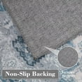 thumbnail image 3 of HOMERRY Area Rugs 8' x 10' Area Rug for Living Room Floral Carpet for Home Decor, Blue/Gray, 3 of 6