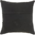 thumbnail image 2 of Nourison Couture Nat Hide Quilted Leather Black Decorative Throw Pillow , 20" x 20", 2 of 2