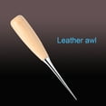 thumbnail image 2 of 1 PCS High Quality Professional Leather Wood Handle Awl Tools For Leathercraft Stitching Sewing, 2 of 8