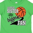 thumbnail image 4 of Inktastic Little Sister and Biggest Fan Basketball Player Girls Toddler T-Shirt, 4 of 5