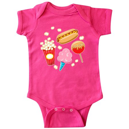 

Inktastic Summer Treats- hot dog popcorn Gift Baby Boy or Baby Girl Bodysuit
