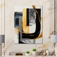 thumbnail image 2 of Designart Glam Gold And Black Expression III Canvas Wall Art, 2 of 5