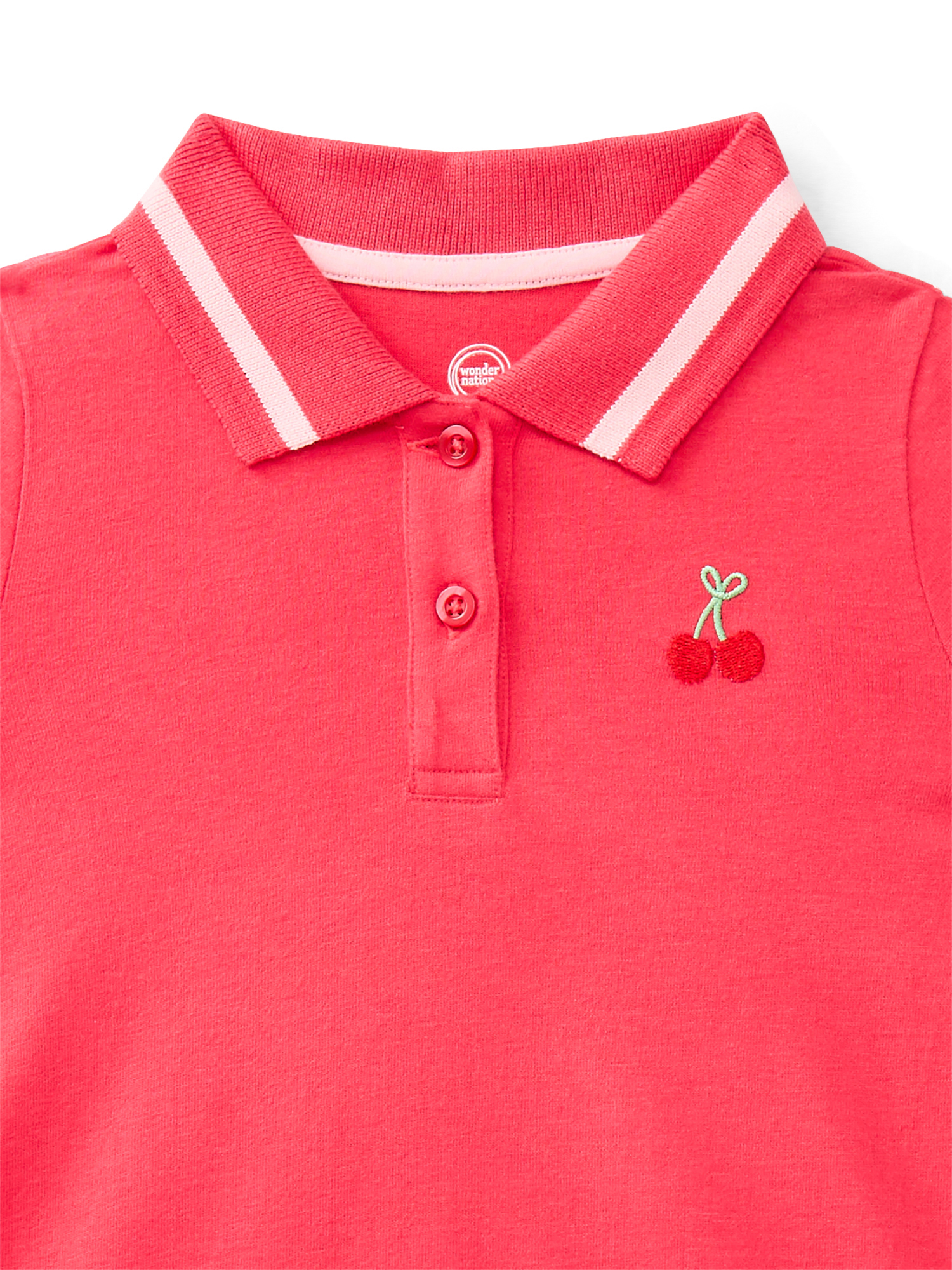 Wonder Nation Toddler Girls Collared Athletic Dress, Sizes 12M-5T