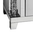 thumbnail image 4 of Noe 26 Inch 3 Drawer Accent Table Nightstand Mirrored Faux Diamond Inlay Silver - Saltoro Sherpi, 4 of 6
