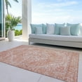 thumbnail image 6 of Addison Rugs Chantille Indoor/Outdoor Traditional Global Coral Washable Rectangle Rug, 10' x 14', 6 of 6