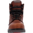 thumbnail image 3 of ROCKY Worksmart 6" Waterproof Composite Toe Work Boot, Brown, Size 9(W), 3 of 7