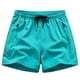 thumbnail image 1 of pstuiky Pantalones cortos de gimnasio para hombre, Pantalones cortos casuales cómodos de moda para hombre, de color liso, con cintura elástica regular, para playa Pantalones cortos de baloncesto, 1 of 3