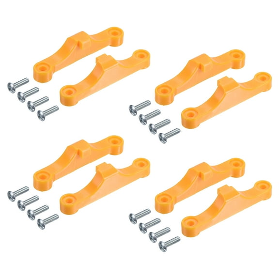 Uxcell 4 Set AM5 CPU Cooling Bracket Heatsink Bracket Durable AM5 Motherboard Socket with 16 Screws Yellow