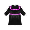 thumbnail image 4 of Doomiva Enfants Garçons Robe de Boxe Art Martial Muay Thaï Uniforme Manches Longues Coup de Pied Boxe Robe à Capuche Ensembles Noir&Rose Vif A 12, 4 of 5