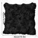 thumbnail image 2 of Funda de almohada de satén con flores, sofá, silla, funda de almohada, funda de cojín decorativa para el hogar, color negro seitruly HA7457-05B, 2 of 6
