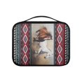 thumbnail image 6 of FKELYI American Tribal Running Horse Print PU Leather Bible Cover Lightweight Church Bible Bag with Zipper Pocket Dust-Proof Book Organizer Holder for Prayer Study Christian Bag, 6 of 6