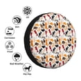 thumbnail image 4 of Pofeuu Cute Cats Print Spare Tire Wheel Cover for Car Truck SUV Camper Universal Fit Spare Tire Cover RV Spare Tire Covers-17 inch, 4 of 6