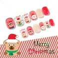 Christmas Nail Children's Wearable Nail Patch Cute Children's Nail Patch 24pc In A Pack Nails