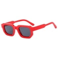 thumbnail image 4 of Women Retro Square Sunglasses Thick Frames Small Fashion Design Sun Protection Travel Driving Parties Antiques, 4 of 4