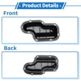 thumbnail image 4 of Unique Bargains No.264537/111107S010/111107S00A/31158777 Engine Oil Pan Oil Pan Sump Transmission Oil Pan for Nissan Pathfinder 2008-2012 Steel Black, 4 of 6