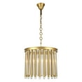 thumbnail image 2 of Elegant Decor Maxwell 4 light Polished Nickel Chandelier Clear Royal Cut Crystal, 2 of 7
