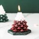 thumbnail image 4 of Vela de aromaterapia con forma de árbol creativo de Navidad, vela de flor de hielo, forma neutra, artesanía, arreglo de ambiente, 4 of 5