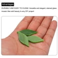 thumbnail image 4 of Stained Glass Mosaic, Leaf Glass Mosaic Tiles Bulk for Craft DIY Handmade Projects Green, 4 of 4