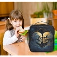 thumbnail image 6 of ALAZA Two Human Skeleton Lunch Box Insulated Lunch Bag Reusable Thermal Cooler Tote School Picnic, 6 of 6