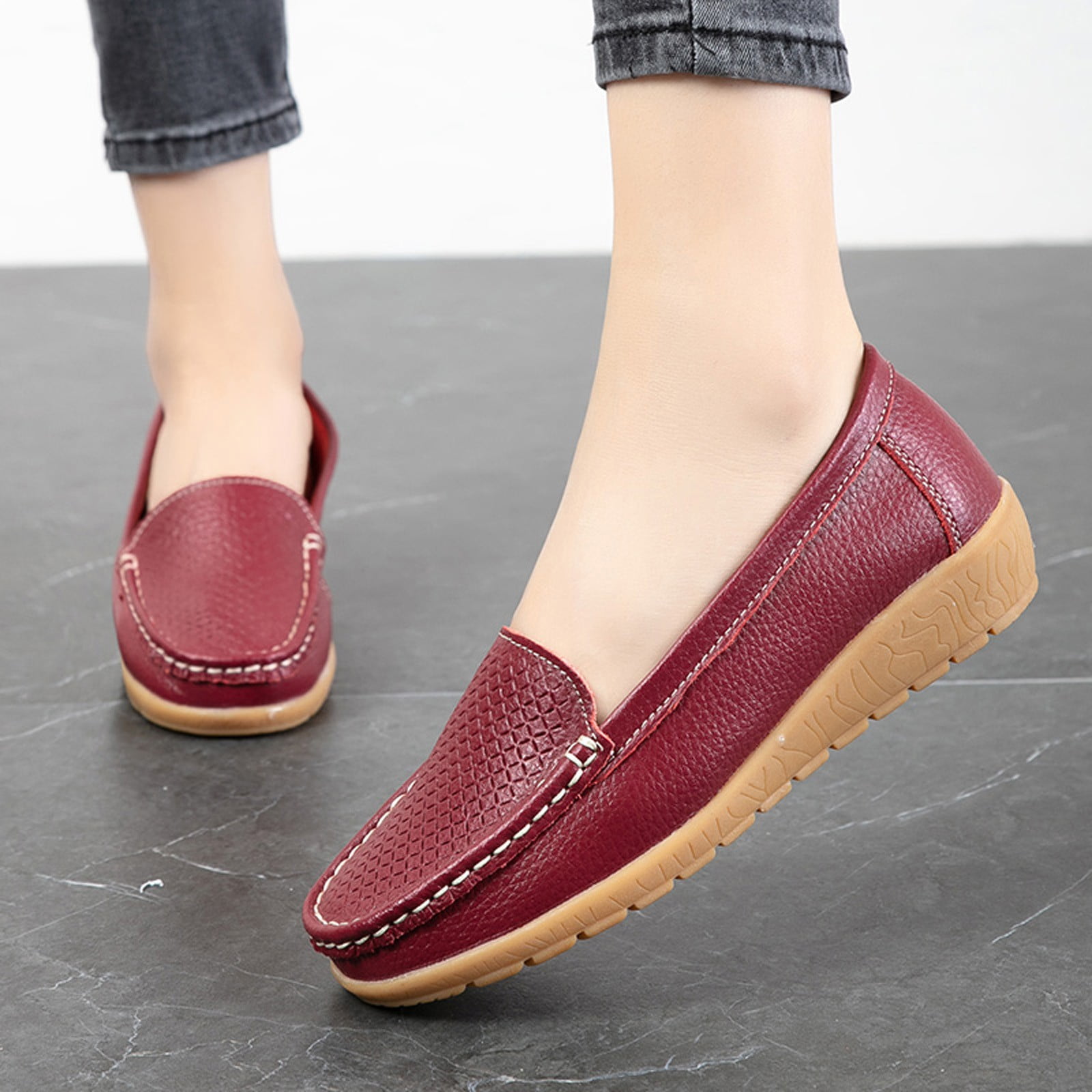 Aayomet Womens Casual Dress Shoes Size 8 Color Shoes Women's Shoes Solid  Slip on Casual Single Wedges Shoes Shoes Women's casual, 8.5 - Walmart.com