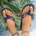 thumbnail image 5 of longantii Women's Wide Width Flip Flops with Arch Support - Yoga Mat Comfort, Lightweight Slip-On Beach & Walking Sandals for Indoor/Outdoor Black, 5 of 8