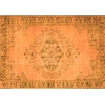 thumbnail image 1 of Ahgly Company Indoor Rectangle Abstract Orange Contemporary Area Rugs, 2' x 5', 1 of 1