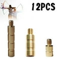 thumbnail image 2 of 50gr Grain Like Gold Tip FACT Arrow Weight Screw Combo 1dz .246 shafts FOC, 2 of 10