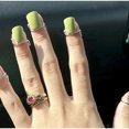 thumbnail image 4 of Juegos de 10 Piezas Anillos Finos para Uñas Mujer, Cubierta Protectora Diaria la del Dedo, Anillo Moda, Joyería, Regalo Novia, Plata, 4 of 9