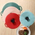 thumbnail image 1 of Couvercle Réutilisable Résistant aux Fuites de Silicone pour Cuisine, 1 of 9