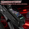 thumbnail image 6 of cyrico Bike Bag, Waterproof Bike Phone Front Frame Bag, EVA Hard Shell Top Tube Bag, Cycling Storage Pouch for Road Bike and MTB, Bike Accessories for Phones Under 7 Inches, 6 of 8